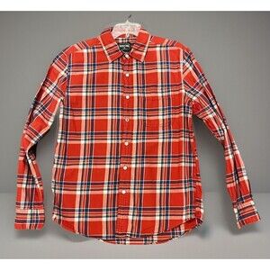 VTG American Eagle Outfitters Mens 90s Plaid Flannel Checker Thick Shirt Sz S